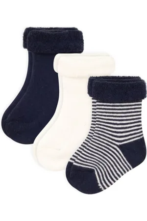 Petit Bateau Lot 3 Chaussettes Bouclette Rayures