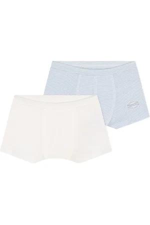 Petit Bateau Lot 2 Boxers Rayés Coton Bio