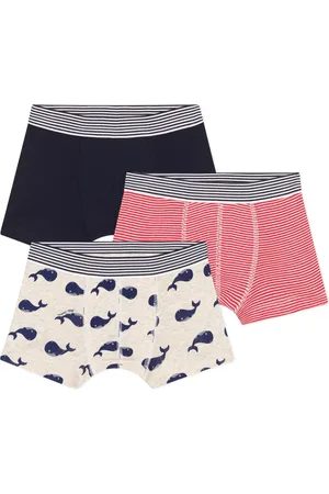 Petit Bateau Lot 3 Boxers Mobidic Coton Bio