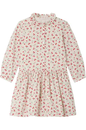 BONPOINT Robe Geraldine à imprimé mini cerises