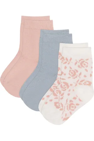 Petit Bateau Lot 3 Chaussettes Fleuries