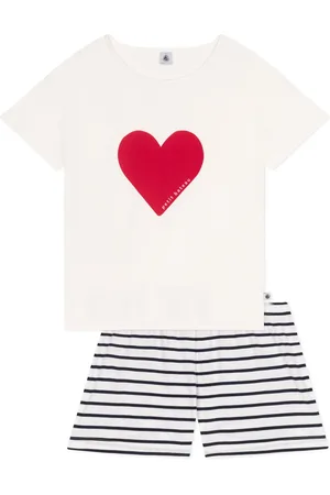 Petit Bateau Pyjashort Brune Coton Bio