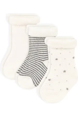 Petit Bateau Lot 3 Chaussettes Bouclette