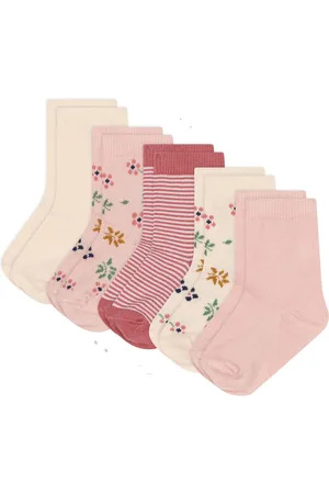 Petit Bateau Lot 5 Paires Chaussettes Fleurs Bébé