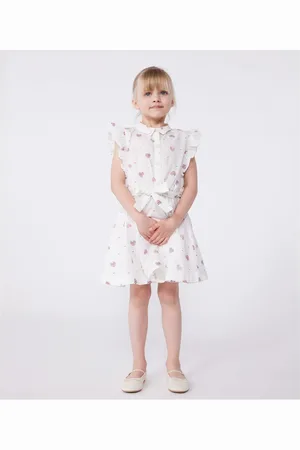 Petit Bateau Robe Bory Popeline Coton Bio