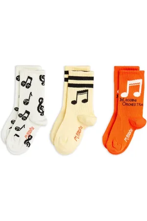 Mini Rodini Lot 3 Chaussettes Note Coton Bio