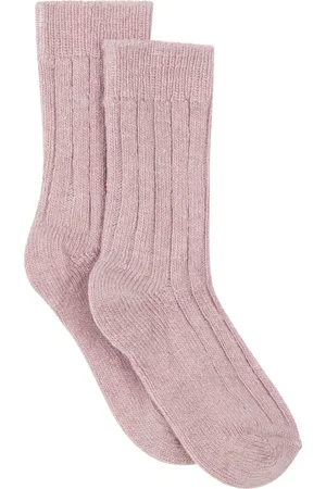 Collegien Chaussettes en cachemire et laine Chamois