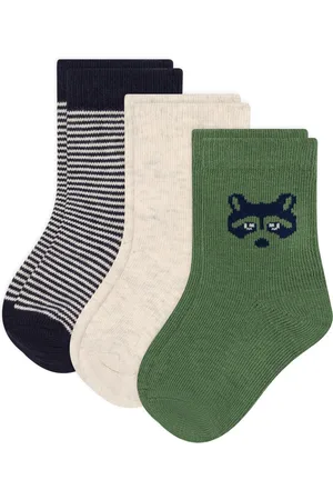 Petit Bateau Lot 3 Paires Chaussettes Ratons