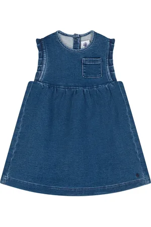 Petit Bateau Robe Denim Bébé