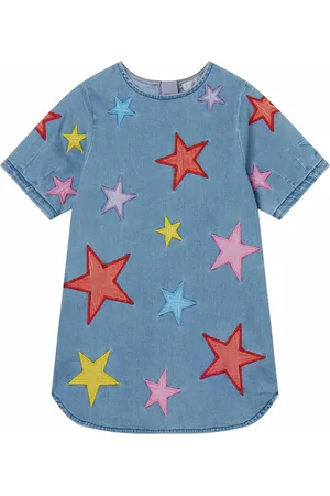 Stella McCartney Robe en Jean Etoiles