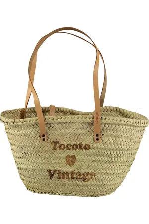 Tocoto Panier Tocoto Love Vintage en Raffia