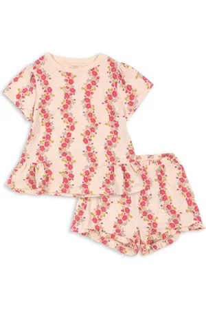 Konges Sløjd Ensemble T-Shirt et Short Famo Volant Coton Bio