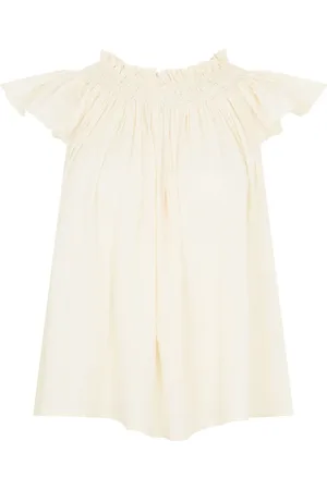 Bellepiece Top Mykonos Rayures Gaze de Coton