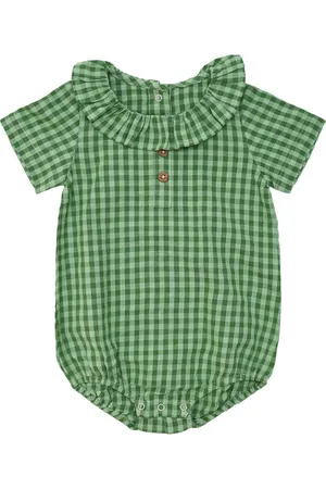 LILILOTTE Barboteuse Camille Vichy Coton Bio