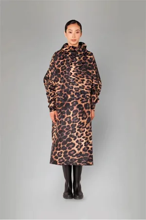 RainKiss Cape Imperméable Dark Léopard - Collection Femme