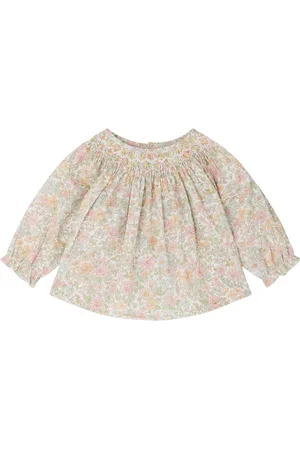 BONPOINT Blouse Griotte Liberty Coton Bio