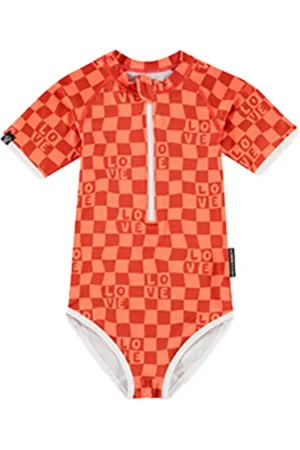 Beach & Bandits Maillot de Bain Anti-UV Checkered Love Fibres Recyclées