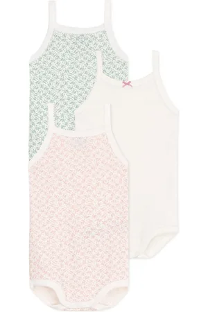 Petit Bateau Lot 3 Bodies Naoshima Coton Bio
