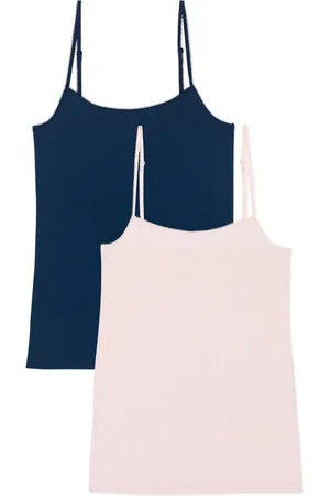 Petit Bateau Lot 2 Débardeurs Coton Bio