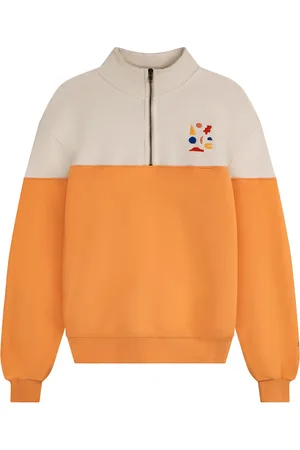 Bobo Choses Sweat Zippé Color Block Coton Bio - Collection Femme