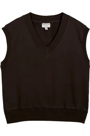 Emile et ida Sweat Col V Coton Bio Yena - Collection Femme