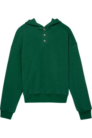 Donni. Hoodie Boutonné Coton Bio