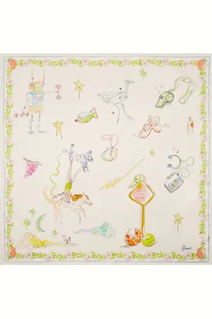 ALÉMAIS Foulard Court Soie