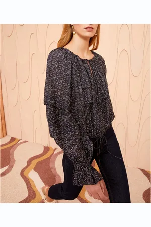 ULLA JOHNSON Blouse Cora Coton et Soie
