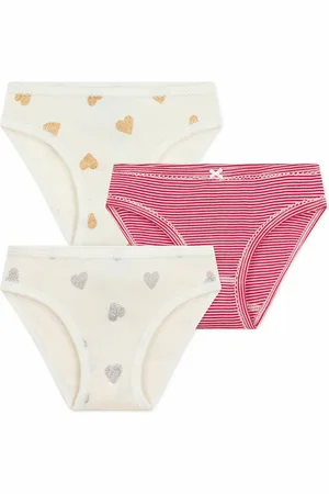 Lot De Tee-shirts Fille – Petit Bateau – Coton Ajouré Manches Longues – Doux Et Confortable - 3