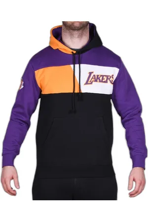 Mitchell & Ness Sweatshirt à capuche molleton Los Angeles Lakers NBA Color Blocked