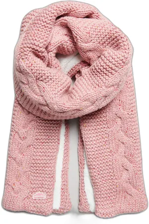 Superdry Écharpe en mailles torsadées femme
