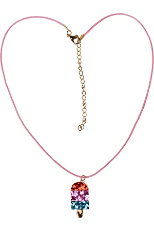 Rex London Collier à paillettes bâtonnet glacé enfant
