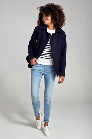 Armor.lux Manteau caban court femme pointe du van