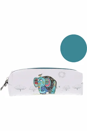 Kiub Trousse carré Éléphant en PU enfant Kook