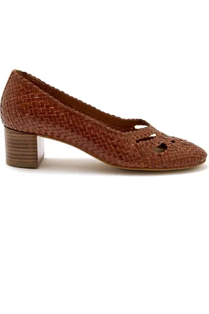 Pediconfort Escarpins cuir tressés main femme