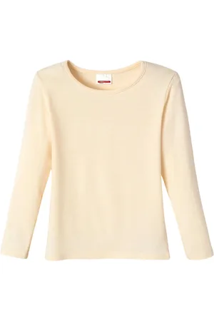 Damart T-shirt manches longues col rond fille Thermolactyl