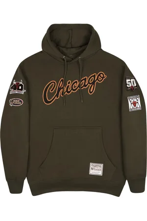 Mitchell & Ness Sweatshirt à capuche Chicago Bulls NBA Script Flight