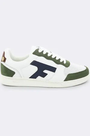 Faguo Baskets hazel leather suede