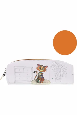 Kiub Trousse carré Chat Mignon en PU enfant Kook