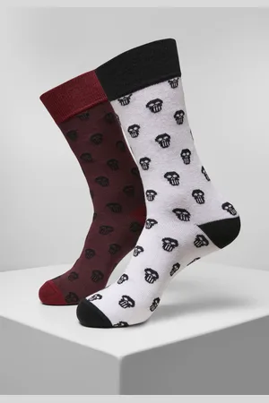 Urban classics Chaussettes skull allover (2pcs)