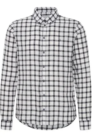 Casual Friday Chemise carreaux lin Anton 0053