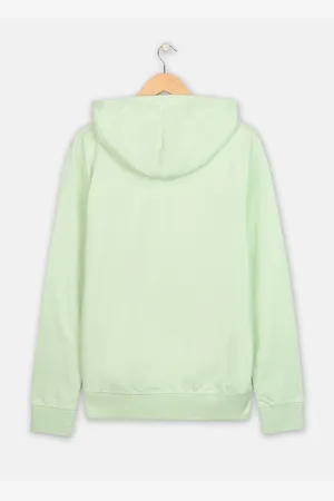 Wrangler Sweat à capuche Logo Green Spray