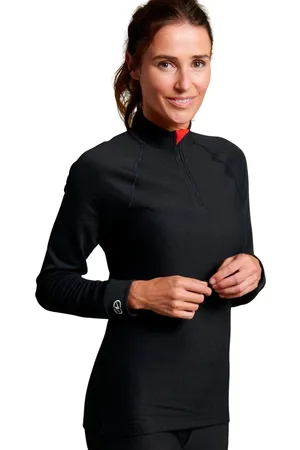Damart T-shirt manches longues zippé femme Thermolactyl 5