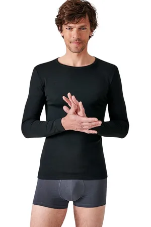 Damart T-shirt manches longues col rond Thermolactyl