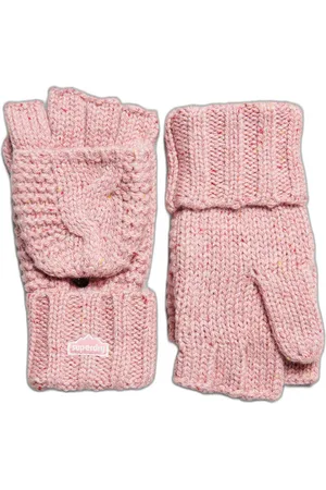 Superdry Gants en maille torsadée femme