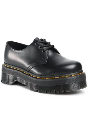 Dr. Martens Derbie cuir plateforme Quad 1461