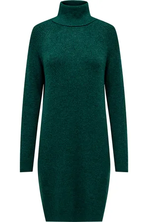 ONLY Robe manches longues Col roulé femme Onlsilly Bf Knt