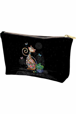 Kiub Trousse de toilette trapèze Chat Papillons Bug Art Jewels PM