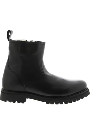 Blackstone Bottes à fermeture éclair avec fourrure OM63