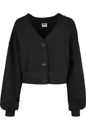 Urban classics Cardigan femme organic oversized short terry (Grandes tailles)
